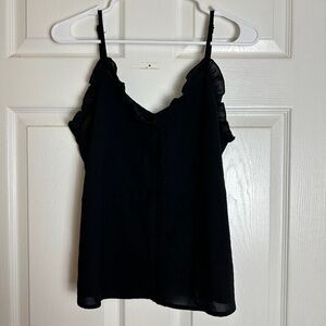 SHEIN Black Sleeveless Tank Top Women Size S